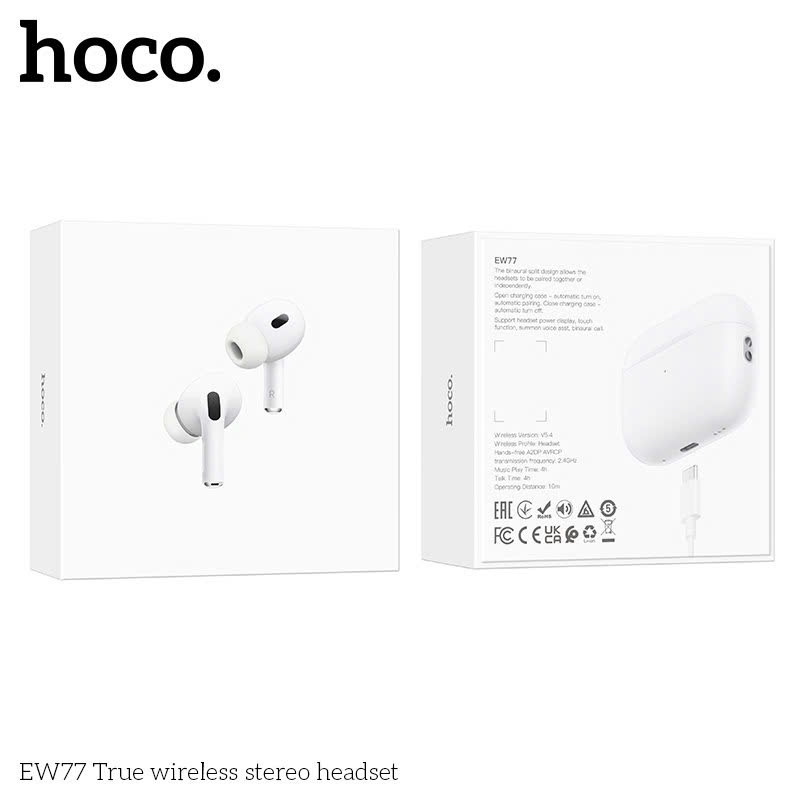 Hoco EW77 True wireless stereo headset white