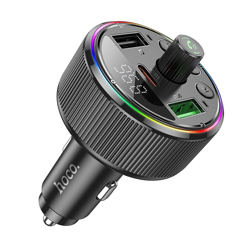 Hoco E85 Tiger PD20W+QC3.0 car BT FM transmitter black