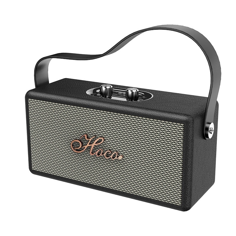 Hoco DS61 Rhyme retro leather BT speaker black