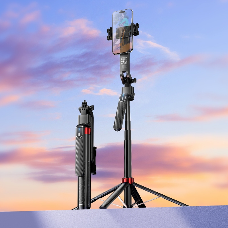 Hoco DYY04 Star smart face tracking gimbal selfie stick(L=1.8M) black