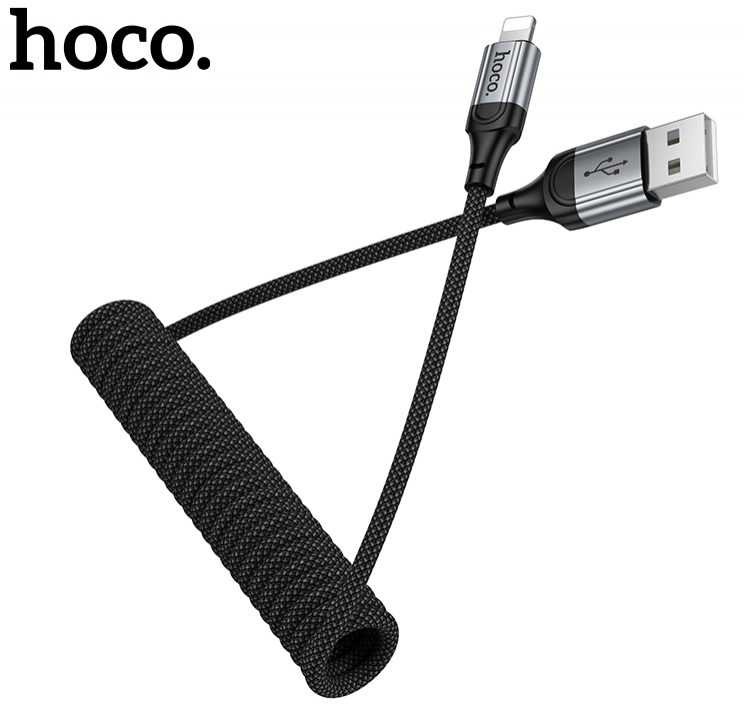Hoco X121 Nuevo charging data cable iP black