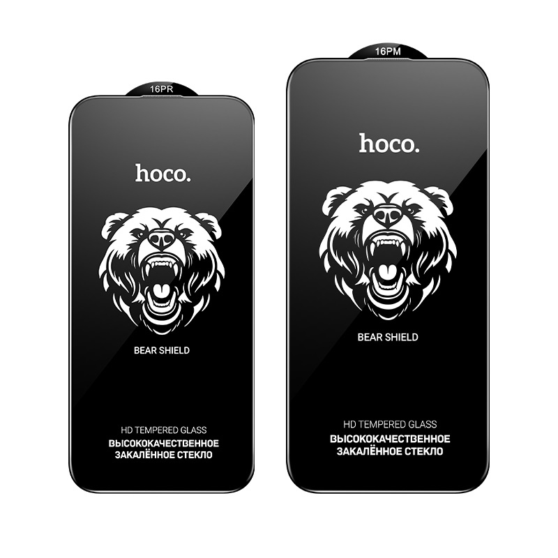 Hoco Bear defense full screen HD anti static iPhone 14 Pro(G777) black