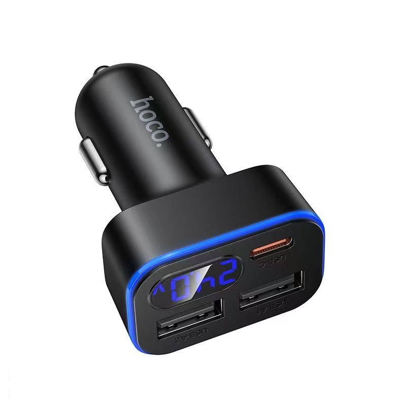Hoco Z63A Barry 42W(1C2A) digital display car charger black