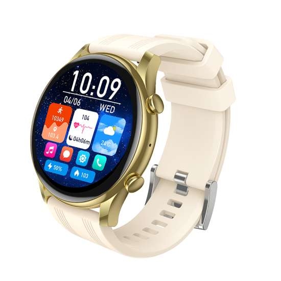 Hoco Y38 AMOLED Smart watch(call version) gold