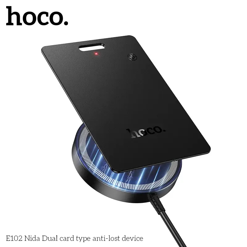 Hoco E102 Nida Dual card type anti-lost device black