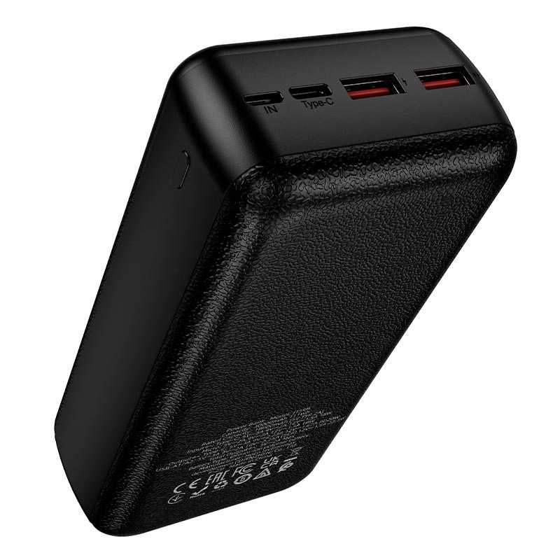 Hoco J159B Essence 22.5W+PD20W fully compatible power bank(30000mAh) black