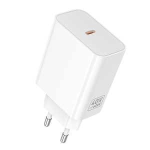 Hoco C162A Source single port PD40W charger(EU) white