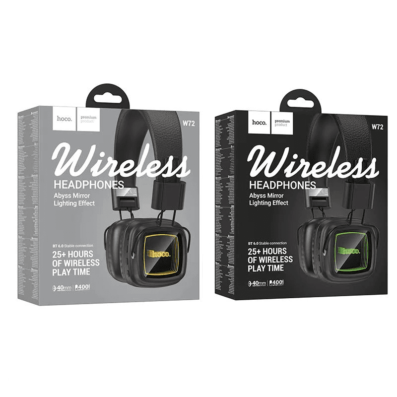 Hoco W72 Earl  abyss mirror BT headphones black