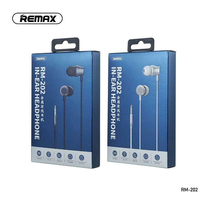 Наушники Remax RM-202 (Стальной)