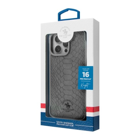Polo Knight Case iPhone 16 Pro Max (Titanium Gray)