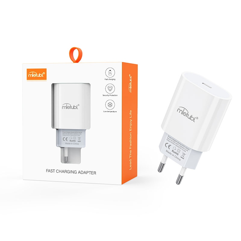 Mietubl Charger CS02 Type-C PD 20W +QC3.0 MTB-CS02E White