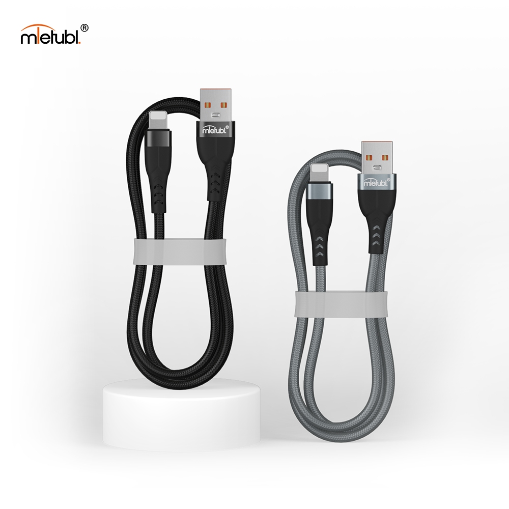 Mietubl Cable 1M Usb-Lightning MTB-DCULF03 NYLON DATA CABLE Black