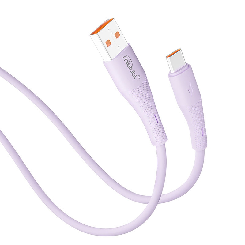 Mietubl Cable 1M Usb-Type-C MTB-DCUTF08 liquid silicone fast charging Purple