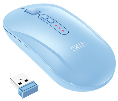 XO M13 Tri-mode Bluetooth Wireless Silent Mouse Blue
