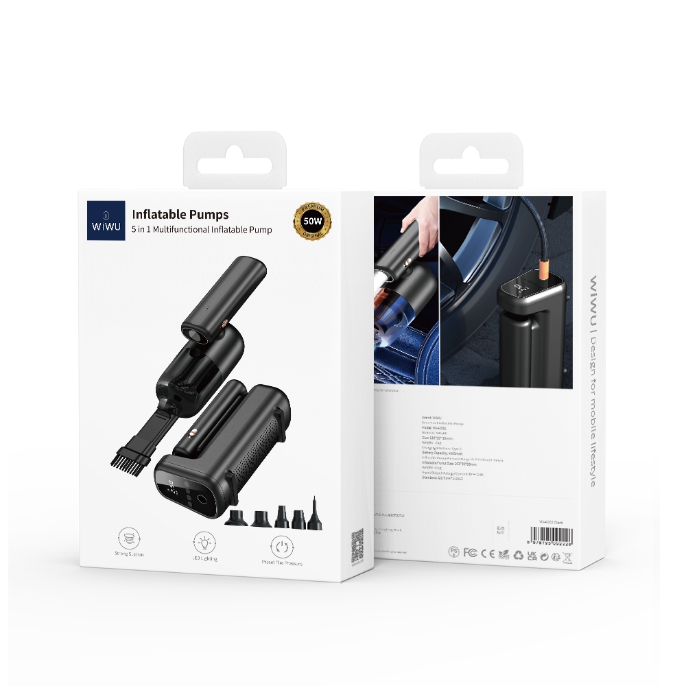 Wiwu 5 in 1 Car air bump  Wi-Ai002 Black