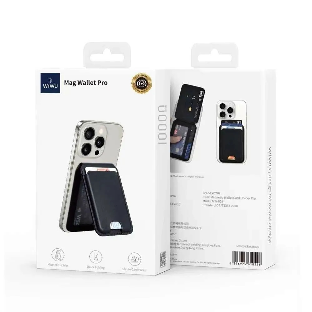 WIWU Mag Wallet Pro MW-003 Black