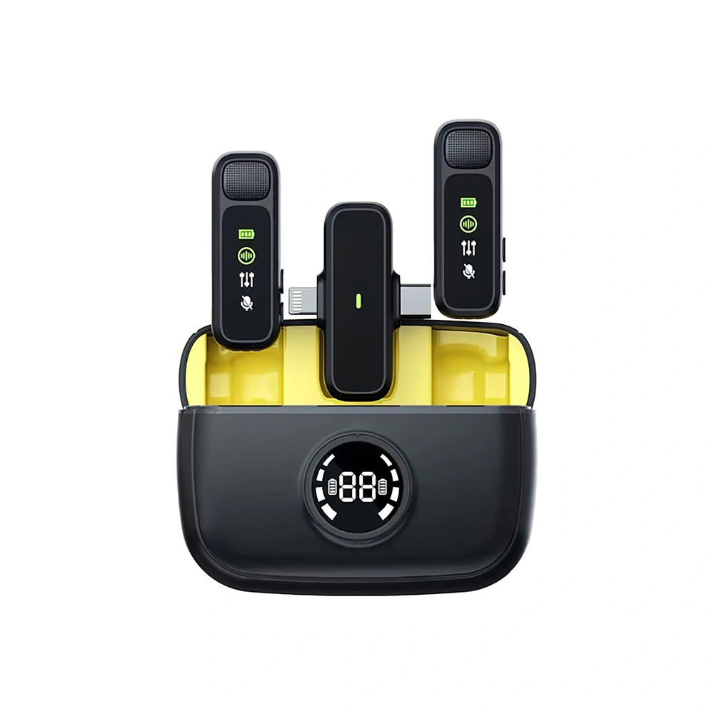 WIWU 2 in 1 mini microphone Wi-WM003 Black