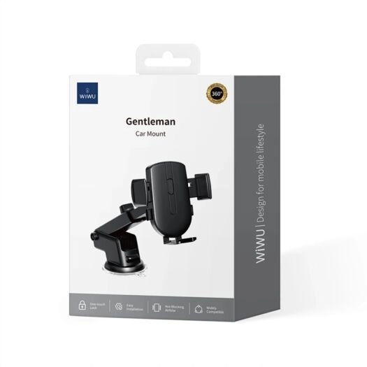 Wiwu Gentleman Series Car Holder for 4-7.2inch Wi-CH054 Black