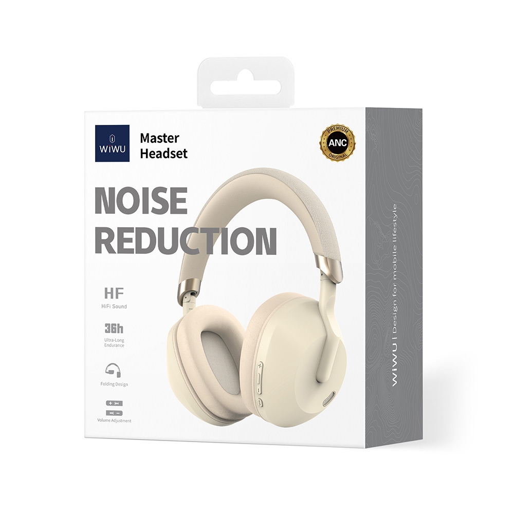 Wiwu Master wireless Headphone TD-09 ANC White
