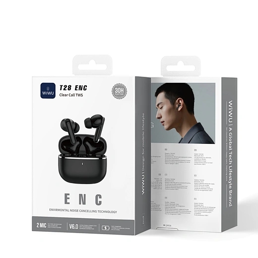 Wiwu T28 ENC Earbuds Black