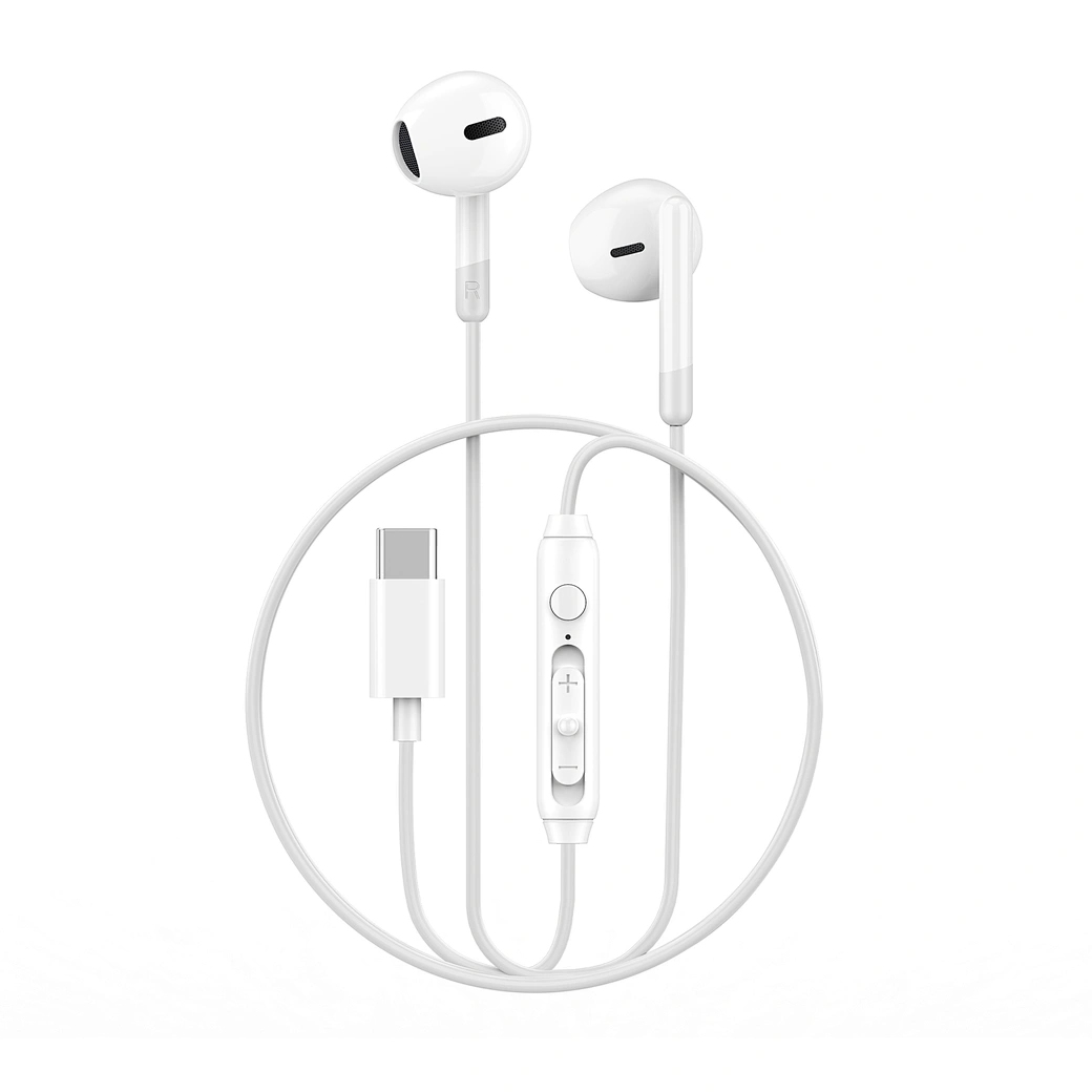 Wiwu Type C Wired Earphone EB314 White