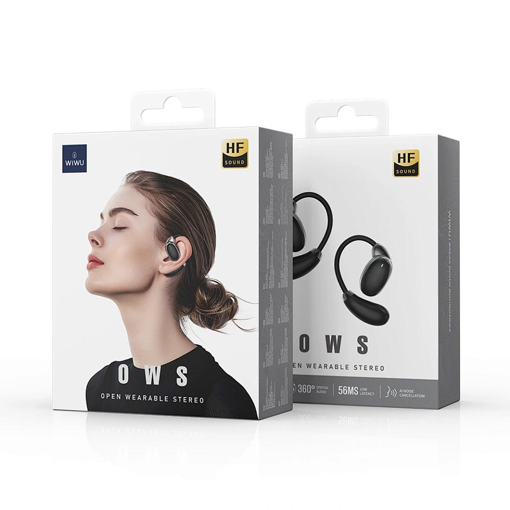 Wiwu Open Wearable Stereo Earbuds T30 Black