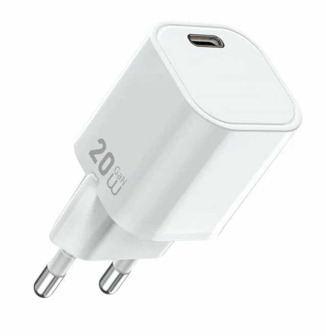 Wiwu 20W Cube GaN Fast Charger EU Wi-G014 white
