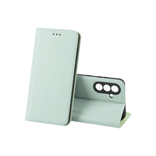 Чехол-книжка LEATHER Case SAMSUNG A56 (Мятный)