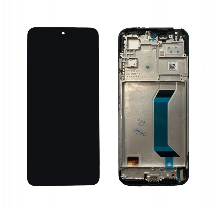 LCD XIAOMI REDMI NOTE 12 4G BLACK WITH FRAME OLED