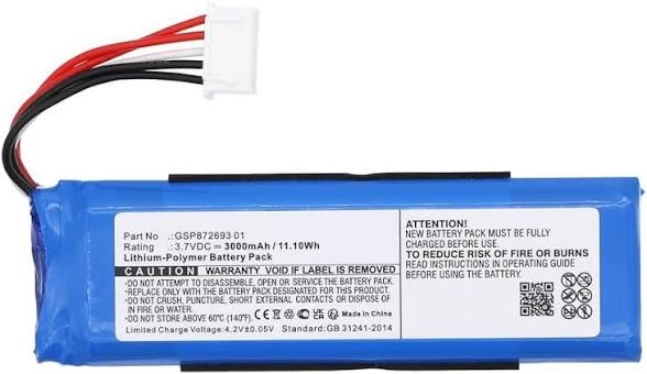 BATTERY JBL GSP872693 / Charge 3 (Packing)