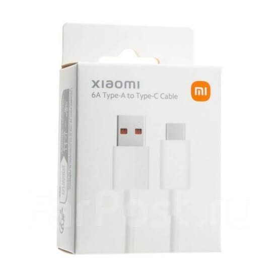 Cablu Xiaomi USB-A to USB-C / 60W / 6A / 1m / White