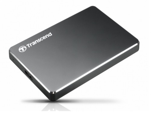 1.0TB (USB3.1) 2.5' Transcend 'StoreJet 25C3', Iron Gray, Ultra-Slim, Aluminum Casing