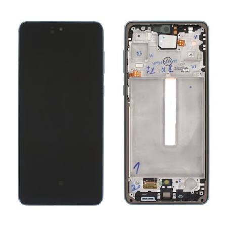 LCD SAMSUNG A73 / A736 BLACK WITH FRAME (KAIKU)