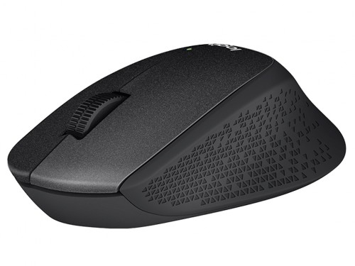 Wireless Mouse Logitech M330 Silent Plus, Optical, 1000 dpi, 3 buttons, Ergonomic, 1xAA, Black