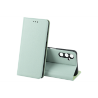 Чехол-книжка LEATHER Case SAMSUNG S21 FE (Мятный)