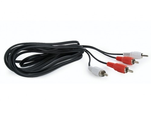 Cable RCA*2 - RCA*2,  1.8m, Cablexpert, CCA-2R2R-6