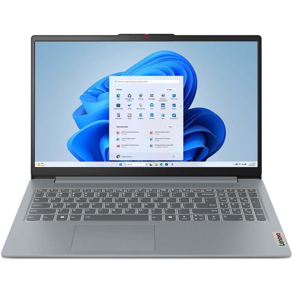 LENOVO IdeaPad Slim 3 15ITN9, Intel N150 pana la 3.6GHz, 15.6' Full HD, 8GB, UFS 2.2 128GB, Intel Gr