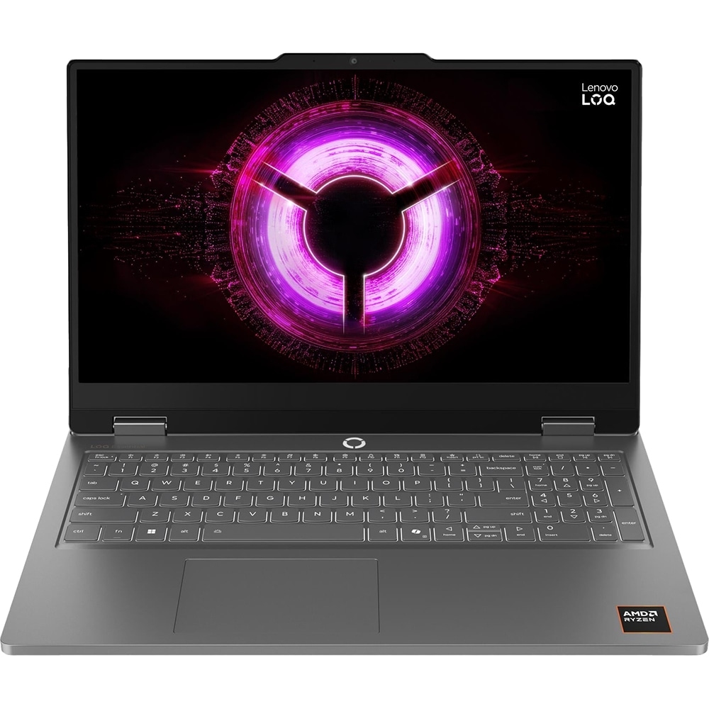 LENOVO LOQ Essential 15ARP11, AMD Ryzen 5 150 pana la 4.55GHz, 15.6' Full HD, 16GB, SSD 512GB, NVIDI