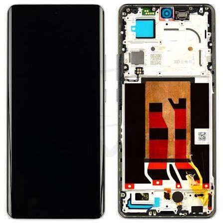 LCD OPPO RENO 10 PRO SILVER WITH FRAME ORIGINAL (SERVICE PACK)