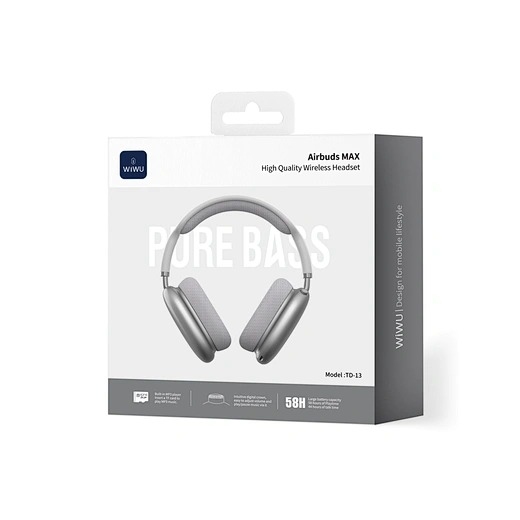 Wiwu Airbuds MAX Headset TD-13 Silver