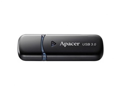 64GB USB3.1 Flash Drive  Apacer 'AH355', Black, Classic Cap (AP64GAH355B-1)