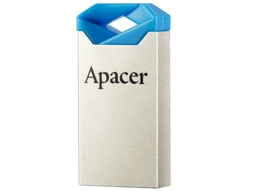 32GB USB2.0 Flash Drive Apacer 'AH111', Silver-Blue, Super-Mini, Metal, Capless (AP32GAH111U-1)