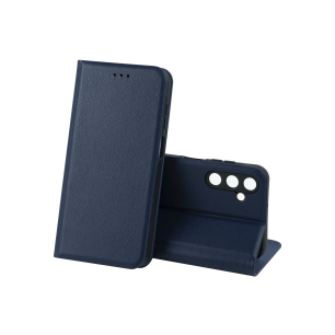 Чехол-книжка LEATHER Case XIAOMI Redmi 12C (Тёмно-синий)