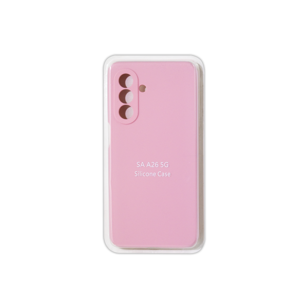 Накладка Full Silicone Case SAMSUNG A26 5G (17 / Rose Pink)