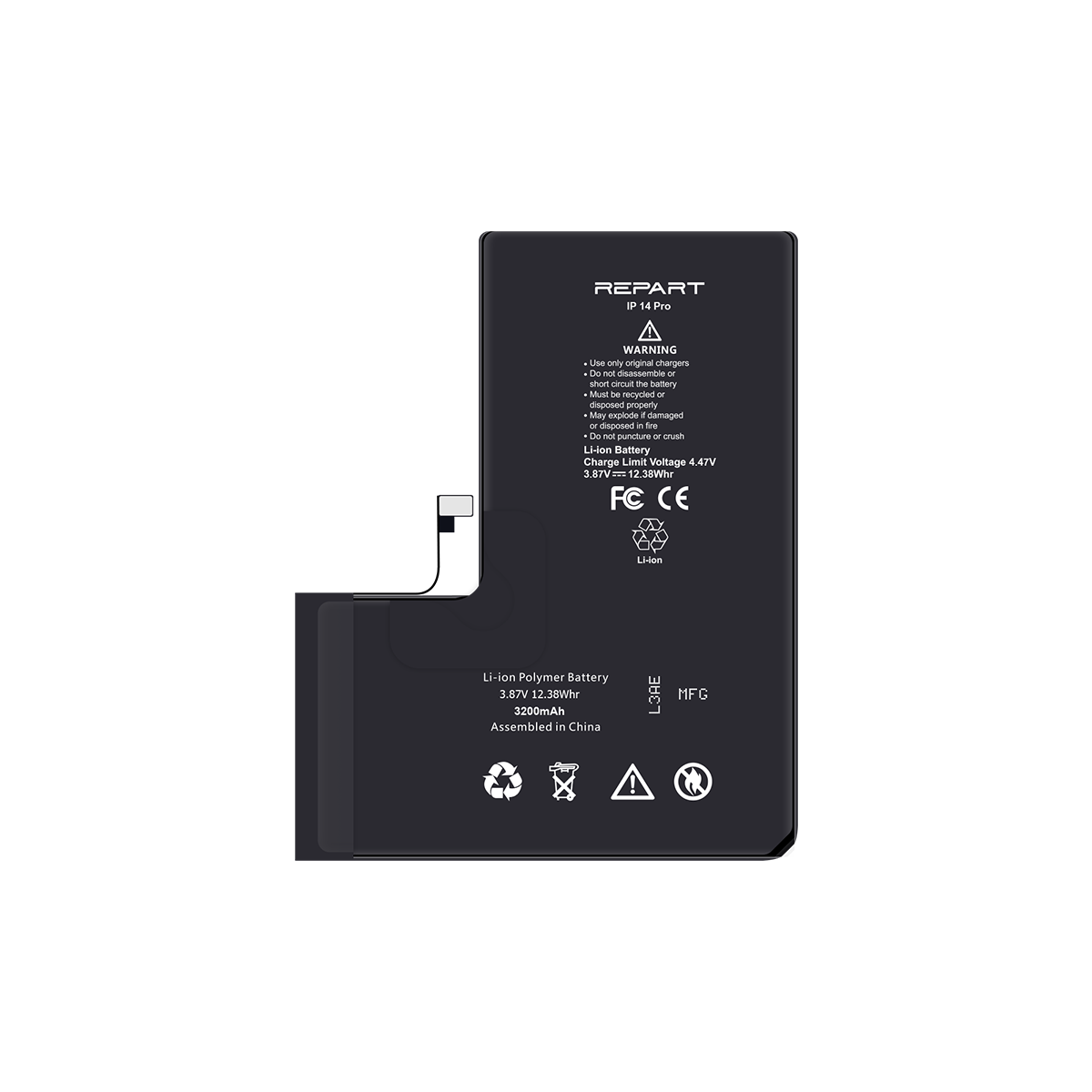 BATTERY APPLE iPhone 14 Pro (3200mAh) Diagnostic