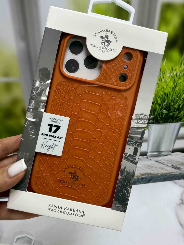 Накладка Polo Knight MagSafe iPhone 17 Pro (Orange)