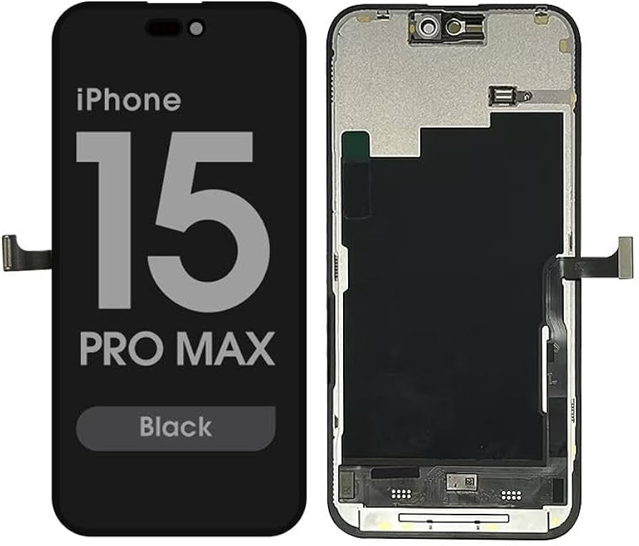 LCD IPHONE 15 PRO MAX BLACK (RJ-SOFT OLED)