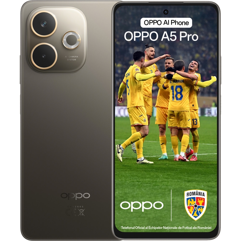 OPPO A5 Pro 4G, 256GB, 8GB RAM, Dual SIM, Black BrowN