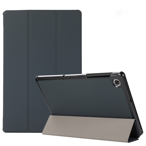 3-folding Skin Carte + PieleLenovo M10 Plus(Black)