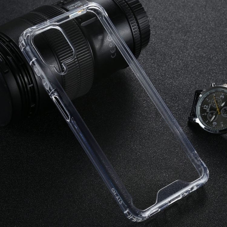 Samsung Galaxy A12 Four-corner Shockproof Transparent TPU + PC Husa